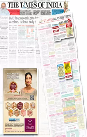 Sakal tearsheet proof
